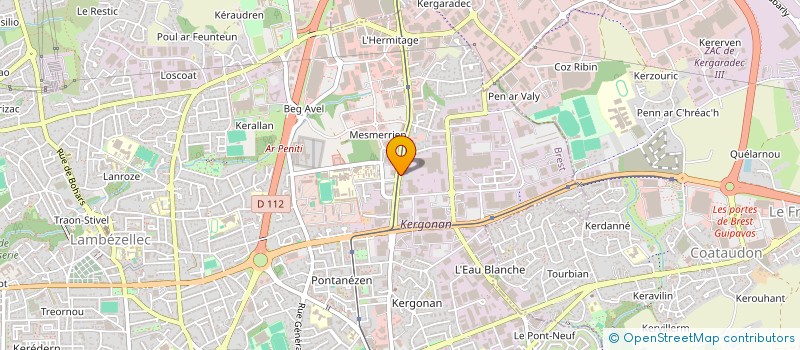 localisation de l'entreprise BRIT7 à BREST