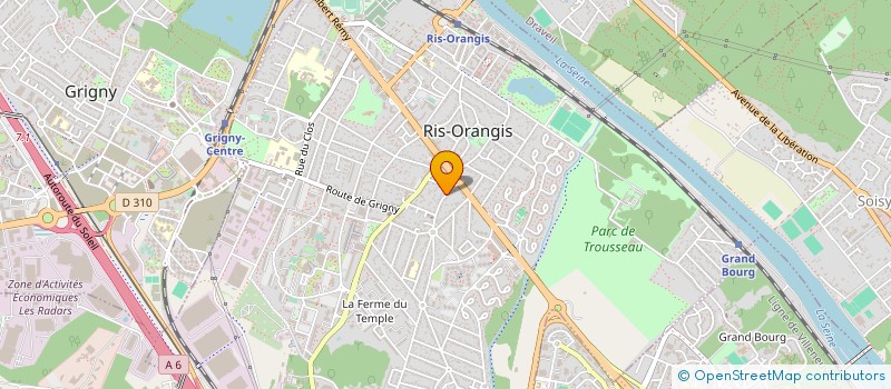 localisation de l'entreprise BRITALIA  RIS-ORANGIS