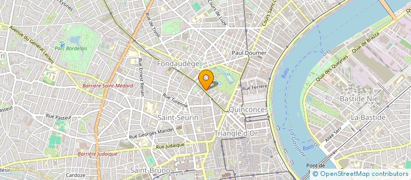 localisation de l'entreprise BRITANIA  BORDEAUX