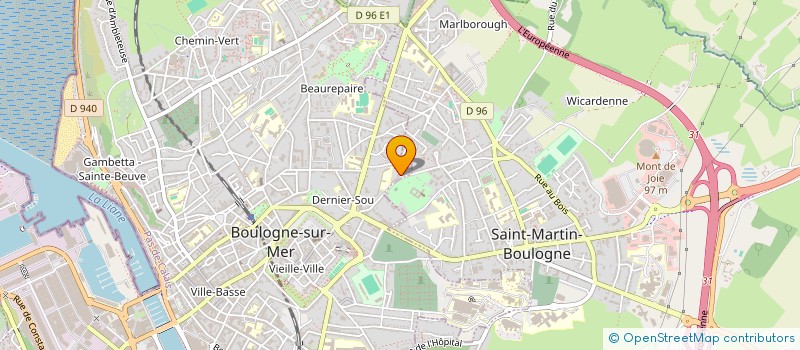 localisation de l'entreprise BRITANIACREST MACADAM à BOULOGNE-SUR-MER