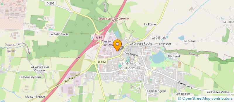 localisation de l'entreprise BRITCHOL  SAINT-AUBIN-DU-CORMIER