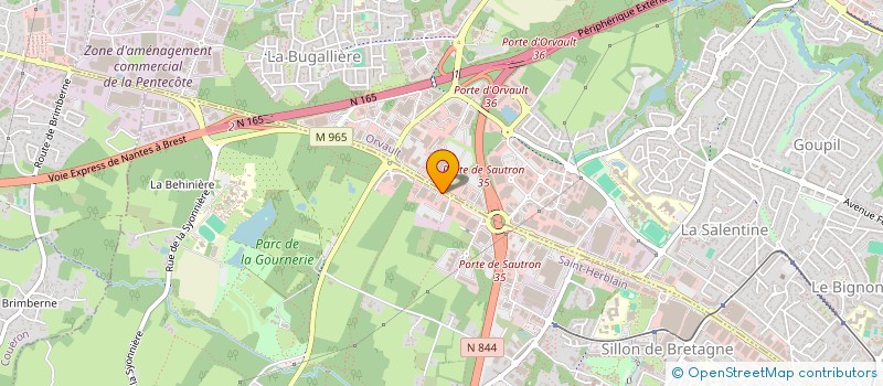 localisation de l'entreprise BRITISH BIKE 49  SAINT-HERBLAIN