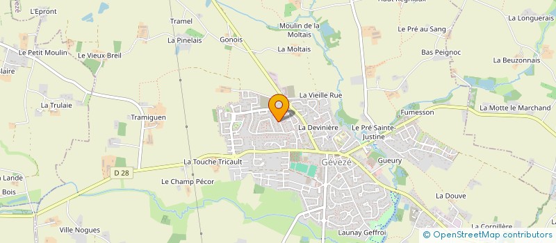 localisation de l'entreprise BRITISH EVENT  GEVEZE