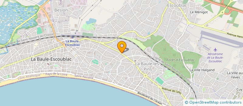 localisation de l'entreprise BRITISH SECTION à LA BAULE-ESCOUBLAC