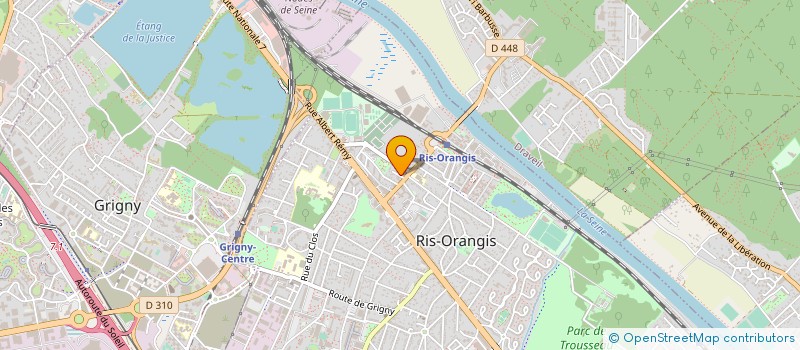 localisation de l'entreprise BRITNET à RIS-ORANGIS