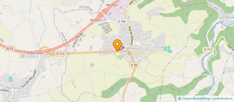 localisation de l'entreprise BRITNUM à TREMUSON