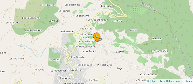 localisation de l'entreprise BRITO  LE PLAN-DE-LA-TOUR