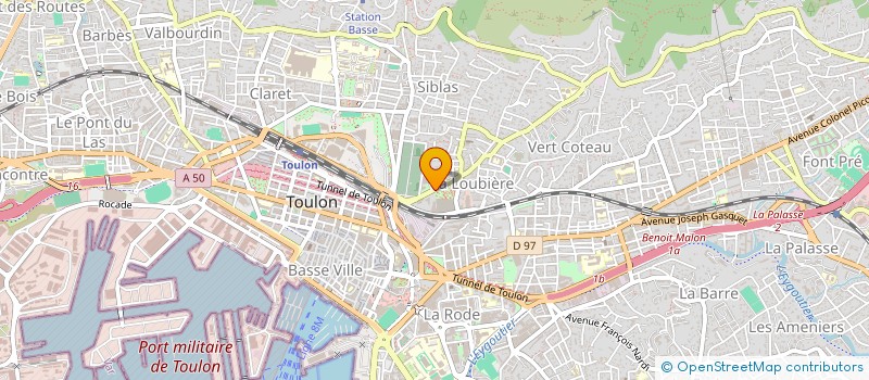 localisation de l'entreprise BRITO CORDERO  TOULON