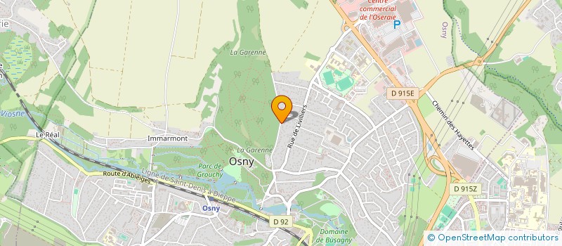 localisation de l'entreprise BRITO SAS  OSNY