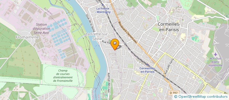 localisation de l'entreprise BRITO & SIM ES  LA FRETTE-SUR-SEINE