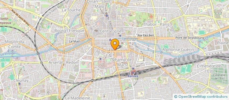 localisation de l'entreprise BRITPHARMA à RENNES