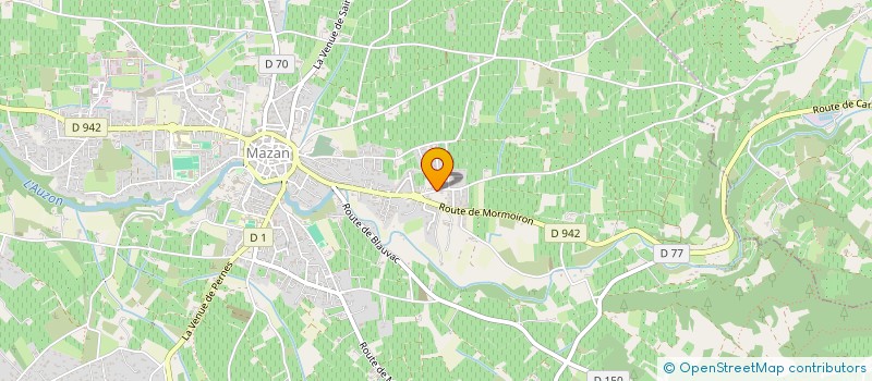 localisation de l'entreprise BRITT & BRUNO  MAZAN