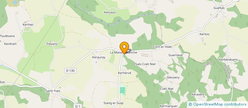 localisation de l'entreprise BRITTANY BOATING  PLUMELIAU-BIEUZY