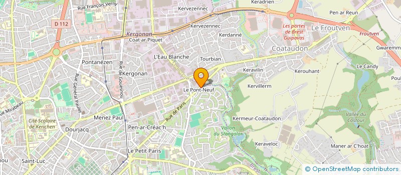 localisation de l'entreprise BRITTANY BUSINESS à BREST