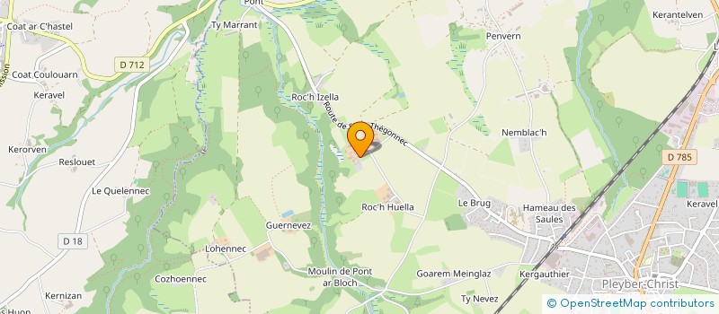 localisation de l'entreprise BRITTANY SEED POTATOES - BSP  PLEYBER-CHRIST