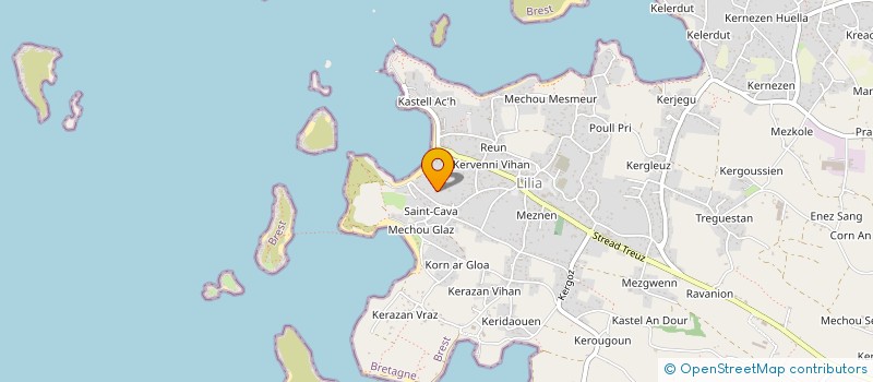 localisation de l'entreprise BRITTANY WEB  PLOUGUERNEAU