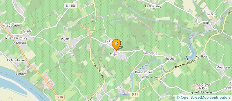 localisation de l'entreprise BRITTMANN RAMBAUD à LAROQUE