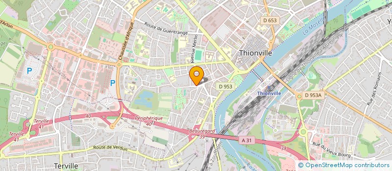 localisation de l'entreprise BRITTON à THIONVILLE