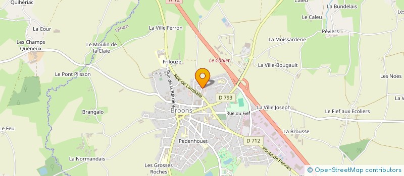 localisation de l'entreprise BRITTONIK  BROONS