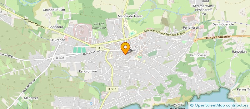 localisation de l'entreprise BRITTY BEE ET COMPAGNIE  CROZON