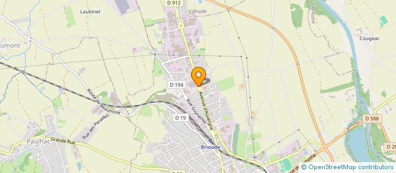 localisation de l'entreprise BRIVAD'ELICES  BRIOUDE