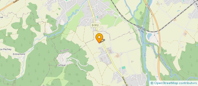 localisation de l'entreprise BRIVADELEC à VIEILLE-BRIOUDE
