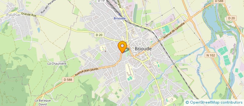 localisation de l'entreprise BRIVALT  BRIOUDE