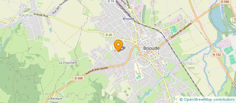 localisation de l'entreprise BRIVAMAT  BRIOUDE
