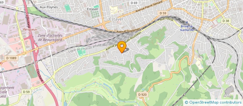 localisation de l'entreprise BRIVE CHAUFFAGE SERVICES à BRIVE-LA-GAILLARDE