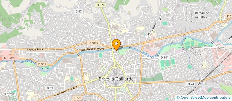 localisation de l'entreprise BRIVE ELECTRONIQUE à BRIVE-LA-GAILLARDE