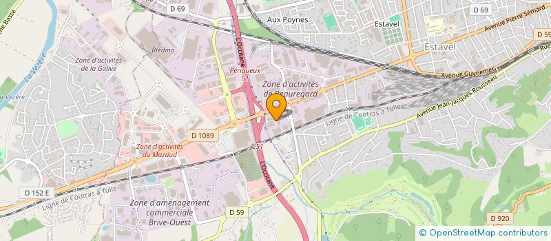 localisation de l'entreprise BRIVE MOTO à BRIVE-LA-GAILLARDE