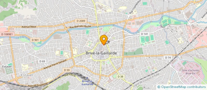 localisation de l'entreprise BRIVE MOTO CLUB  BRIVE-LA-GAILLARDE