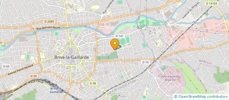 localisation de l'entreprise BRIVE PATINAGE CLUB  BRIVE-LA-GAILLARDE