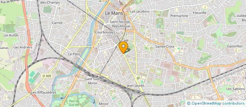 localisation de l'entreprise BRIVEAU  LE MANS