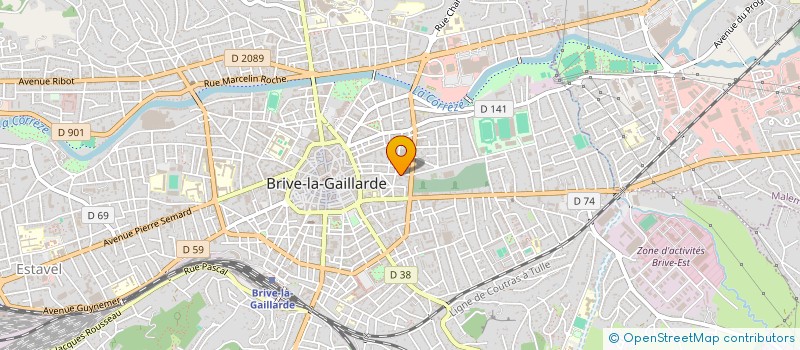 localisation de l'entreprise BRIVENSEIGNES à BRIVE-LA-GAILLARDE