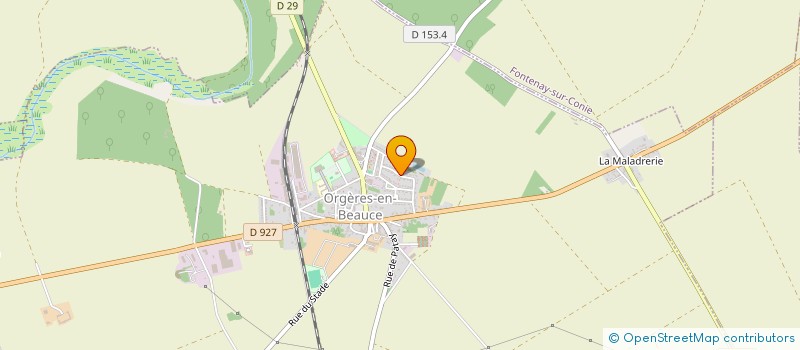 localisation de l'entreprise BRIVERE INVEST à ORGERES-EN-BEAUCE