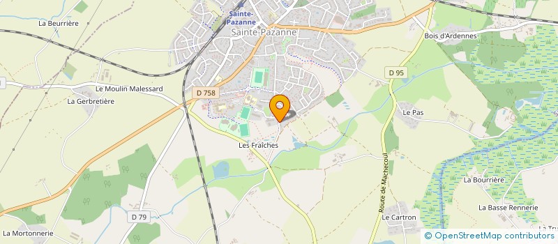 localisation de l'entreprise BRIVIC  SAINTE-PAZANNE