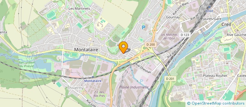 localisation de l'entreprise BRIVINI SARL  MONTATAIRE