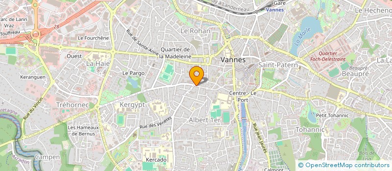 localisation de l'entreprise BRIVISTANCE à VANNES