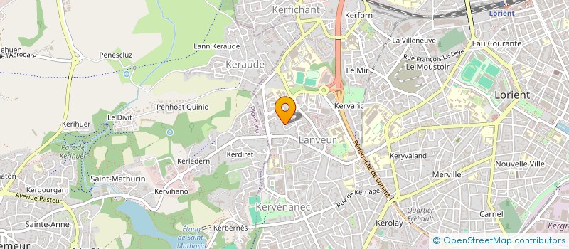 localisation de l'entreprise BRIVOAL INVEST  LORIENT