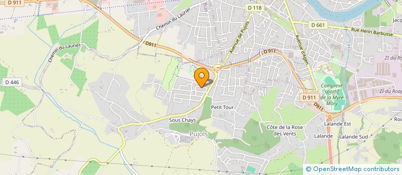 localisation de l'entreprise BRIWENTHY  PUJOLS