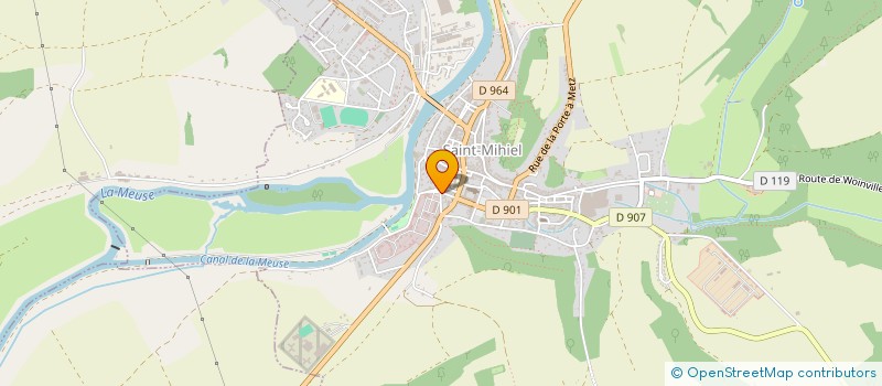 localisation de l'entreprise BRIX AUTOMOBILE  SAINT-MIHIEL