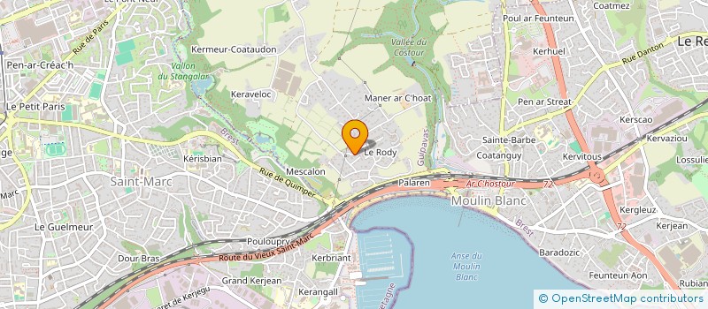 localisation de l'entreprise BRIXIM  GUIPAVAS