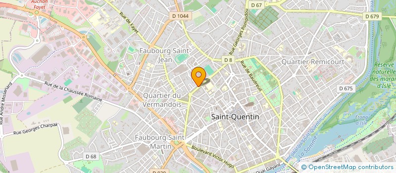 localisation de l'entreprise BRIXO  SAINT-QUENTIN