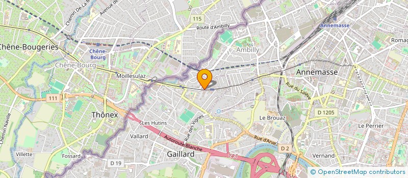 localisation de l'entreprise BRIZEO  GAILLARD