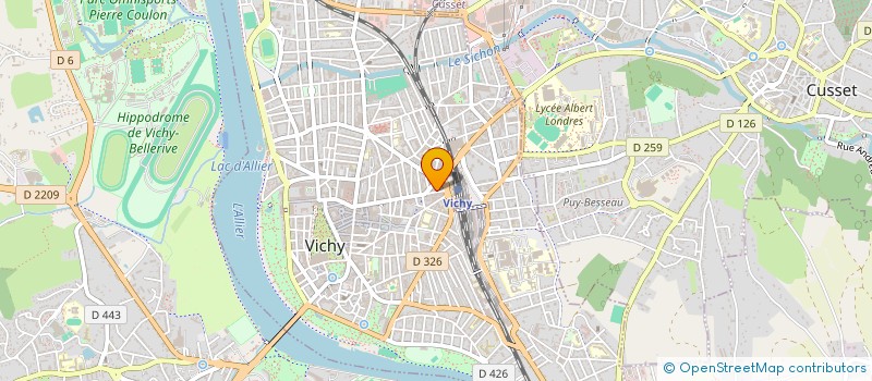 localisation de l'entreprise BRIZON GYM VICHY  VICHY