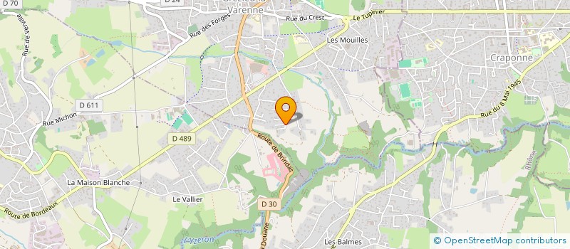 localisation de l'entreprise BRIZON VTC à GREZIEU-LA-VARENNE