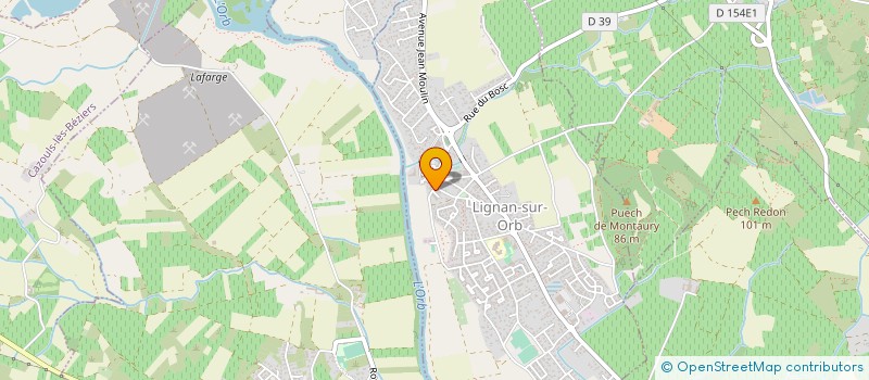 localisation de l'entreprise BRJ à PORTIRAGNES