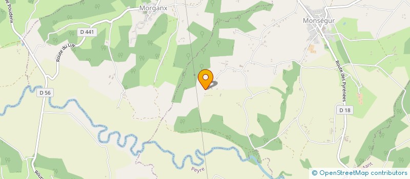 localisation de l'entreprise BRJ ELEC  MONSEGUR