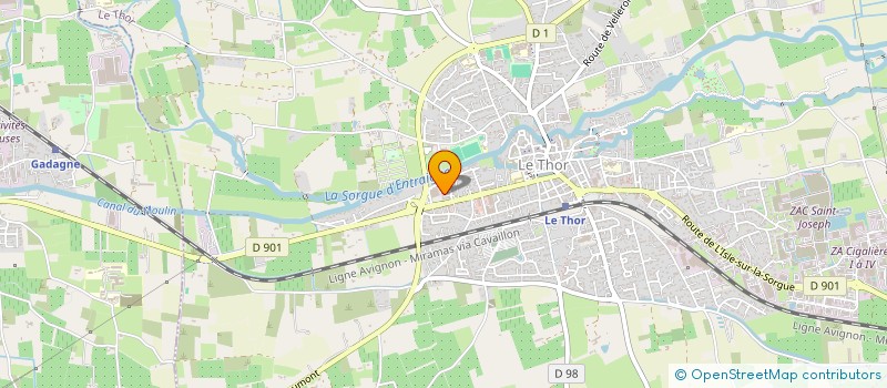 localisation de l'entreprise BRK-IMMO  LE THOR